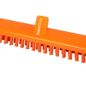 Superprijs FBK HACCP kleurcode schrobber met harde vezels geschikt voor hardnekkige reiniging van vloeren en wanden 300 x 60 mm, hard, Oranje 23153
