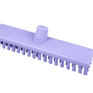Koop Online FBK HACCP kleurcode schrobber met harde vezels geschikt voor hardnekkige reiniging van vloeren en wanden 300 x 60 mm, hard, Paars 23153
