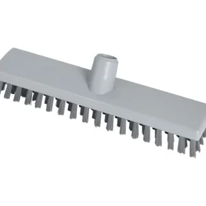 FBK HACCP kleurcode schrobber met harde vezels geschikt voor hardnekkige reiniging van vloeren en wanden 300 x 60 mm, hard, Grijs 23153 Beperkt Aanbod