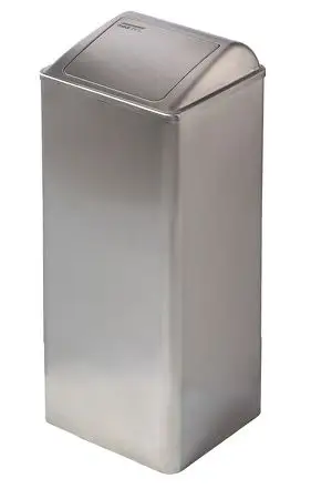 Mediclinics afvalbak gesloten 80 liter RVS Exclusieve Aanbieding