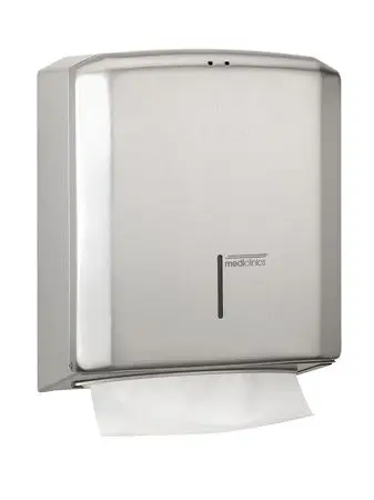 Actieprijs 12922 - Vouwhanddoekdispenser RVS Mediclinics