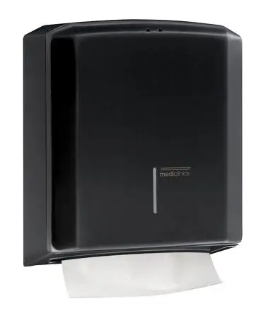12925 - Handdoekdispenser zwart Mediclinics Bestel Nu