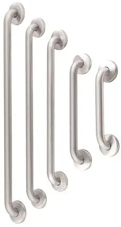 Bestel Nu MediQo-line Grab bar RVS recht 387 mm