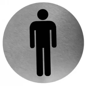 14284 - Mediclinics - Pictogram man RVS Voordeelprijs