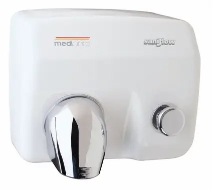 Mediclinics Handendroger wit drukknop Express Levering