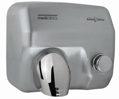 Aanbieding Mediclinics Handendroger RVS drukknop