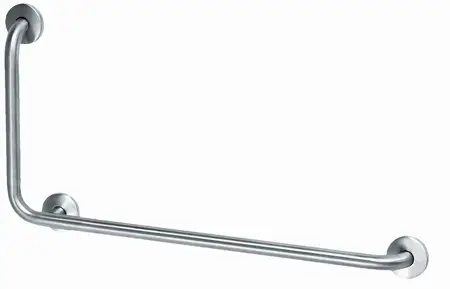 Lage Kosten MediQo-line Grab bar RVS met 90 hoek naar links