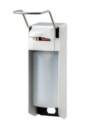 MediQo-line Zeep- & desinfectiemiddeldispenser 500 ml LB aluminium Nieuw