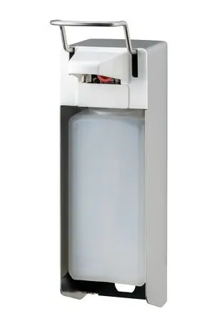 Beperkte Voorraad MediQo-line Zeep- & desinfectiemiddeldispenser 1000 ml KB RVS - artikel 8045
