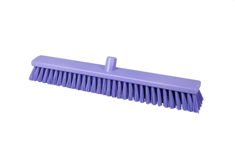Weekendaanbieding FBK Hoogwaardige kleurcode HACCP Polyester hygiënische kunststof medium bezem 600 x 60 mm 27156