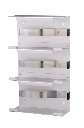 8497 - MediQo-line Handschoendispenser trio aluminium Premium