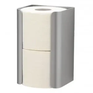 Actieprijs 8419 - MediQo-line Reserve Toiletrolhouder duo RVS