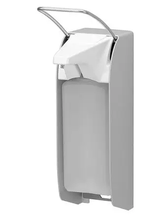 Koopje 21417022 - MediQZeep - & desinfectiemiddeldispenser 1000 ml KB aluminium - ingo-man plus versieo-line