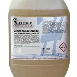 Express Levering 16450 - Glazenspoelmiddel 645 Is een krachtig chloorvrije vloeibaar vaatwasmiddel voor de professionele glazenspoelmachine 1x 10 Liter