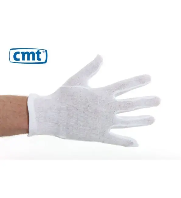 CMT Handschoenen katoen zwaar wit maat 12/M | 12 stuks Aanbieding