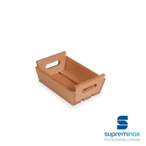 SupremInox Houten box met handvat 15x10x5cm Meest Verkocht