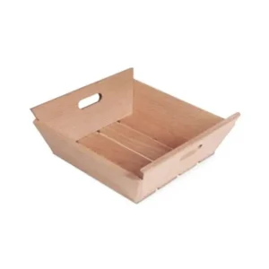 Nu Kopen SupremInox Houten box met handvat 17x17x7cm