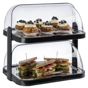 APS Koelvitrine dubbel 'Doppeldecker' 44x32xH44cm Korting
