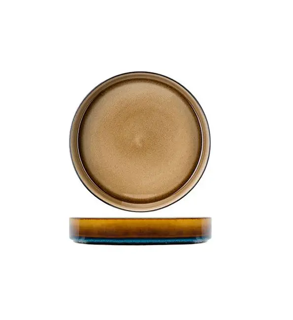C&T Quintana Amber Diep Bord Ø23xH4,3cm Goedkoop