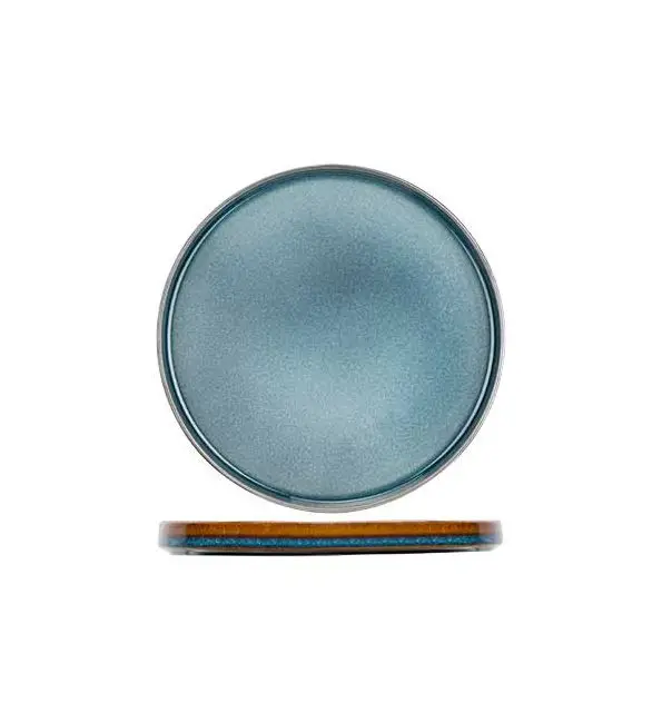 C&T Quintana Blue Broodbord/ondertas Ø14cm Lage Kosten