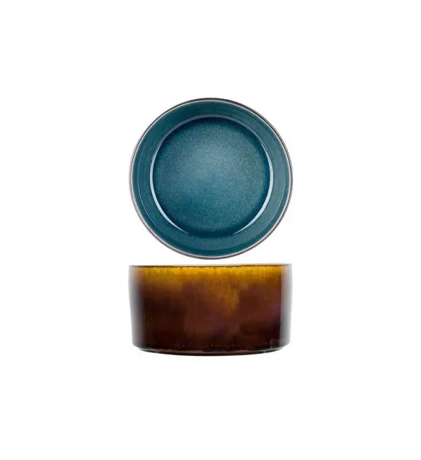 C&T Quintana Blue Kom Ø14xH8cm Uitverkoop