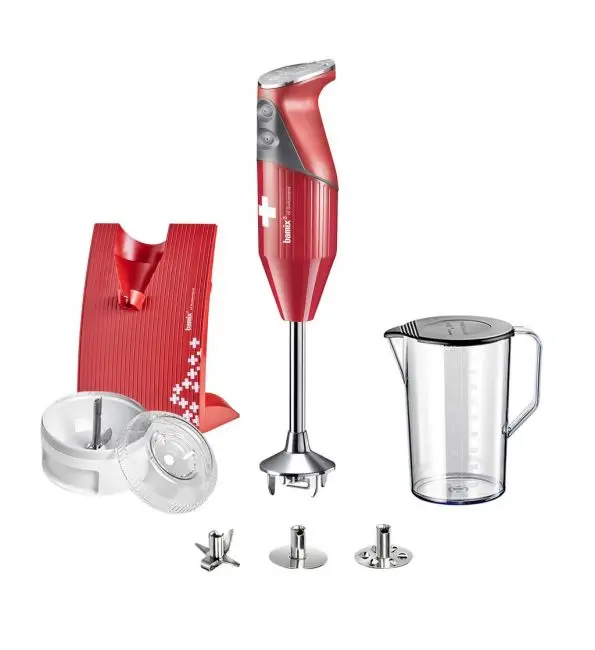 Exclusieve Aanbieding Bamix Staafmixer Swissline M200 rood