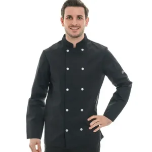 Molinel Koksvest Blake lange mouwen zwart - maat XL Shop Nu