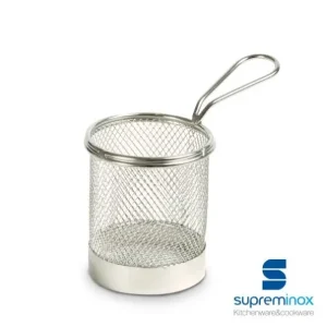 Uitverkoop SupremInox Frietmandje rond 9cm