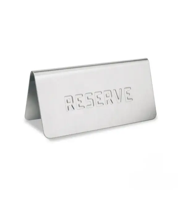 Snelle Levering SupremInox Tafelbordje "Reserve" RVS