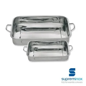 SupremInox Braadslede RVS 30x24cm Lage Kosten