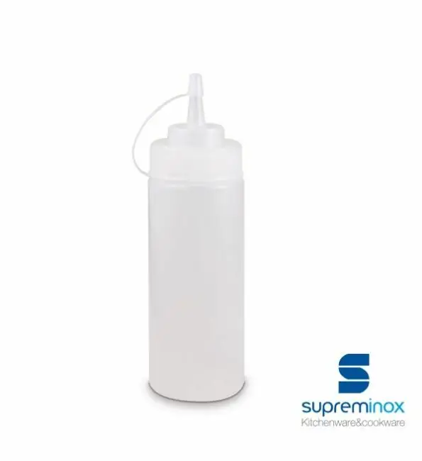 SupremInox Spuitfles transparant 0,36L Fabrieksprijs