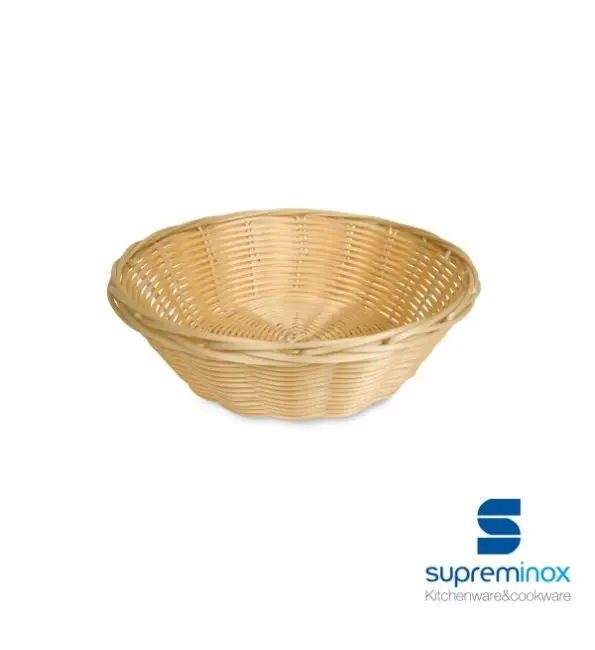 Seizoensaanbieding SupremInox Rieten mandje Ø13xH4cm