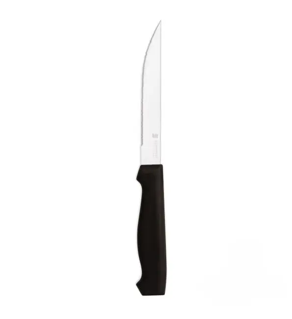Voordeelprijs Supreminox Steakmes met zwart handvat | 24 stuks