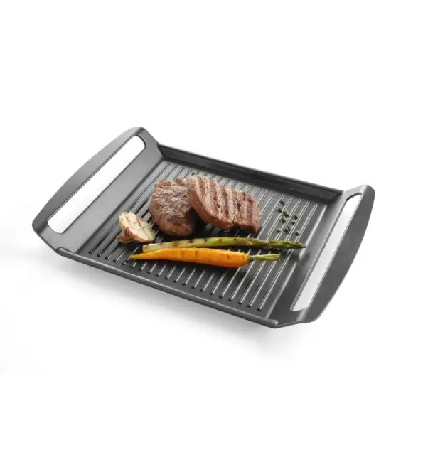 Tijdelijk Beschikbaar Hendi Grillplaat voor inductie 390x260xH35mm