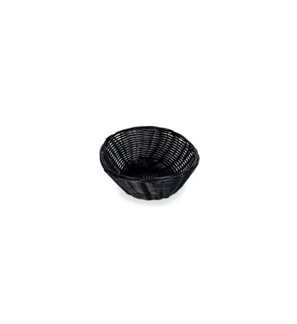 Beperkte Voorraad SupremInox Broodmandje rond zwart 18x6cm