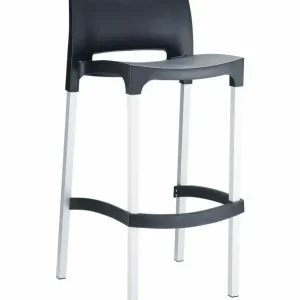 Siesta Barstoel Outdoor Gio 75 zwart Uitverkoop