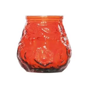 C&T Kaars Mini Lowboy oranje Ø7,5xH7,5cm Lage Kosten