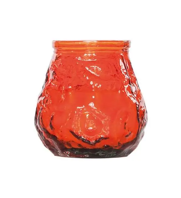 C&T Kaars Mini Lowboy oranje Ø7,5xH7,5cm Lage Kosten