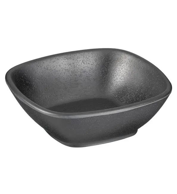 Veilige Betaling APS Zen Schaal melamine zwart 12x12xH4cm