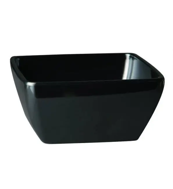APS Kom Pure melamine zwart 12,5x12,5cm Finale Uitverkoop