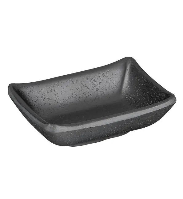 Betaalbaar APS Zen Schaaltje melamine zwart 9x7cm