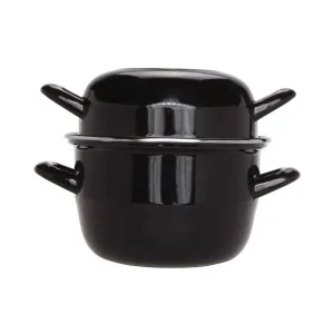 C&T Mosselpot zwart 1,2kg Ø18cm Lage Prijs