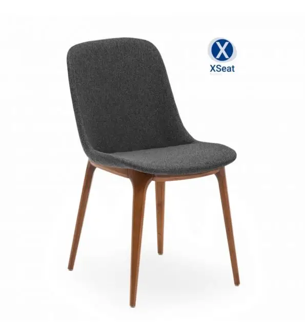 XSeat Stoel Shelly Fabric antraciet Goedkoop
