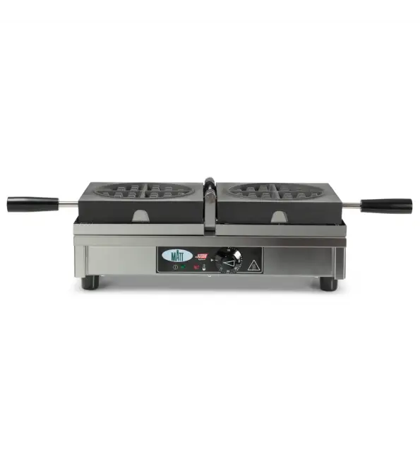 Express Levering Wafelijzer Brusselse Wafel rond enkel 4x8