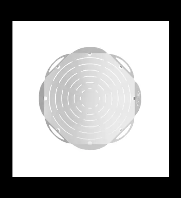 Rond geperforeerd tray/snijbord op voet Ø41cm Aanbieding