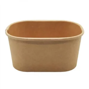 Take Away Box kraft 250ml | 25 stuks Betrouwbaar