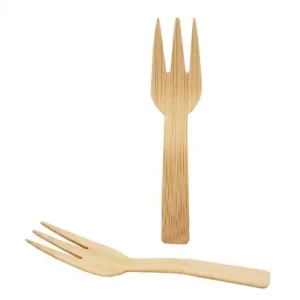 Nieuw Vorkje bamboe 9cm | 50 stuks