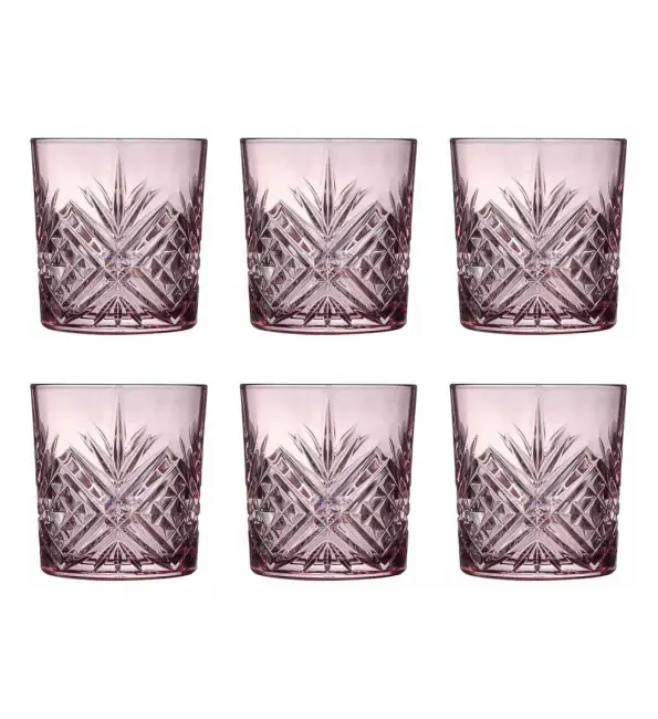 Gecertificeerd Arcoroc Broadway Tumbler paars 300ml | 6 stuks