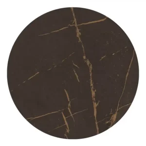 Direct Verzonden XSeat Tafelblad HPL Line Black Copper Marble Ø60cm