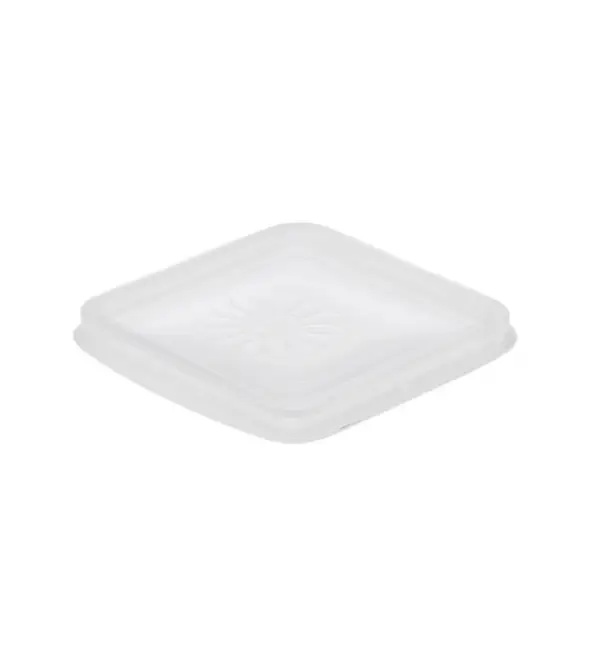 Rechtstreeks Van De Fabrikant Deksel Quadrobox 122x122xH10mm | 50 stuks